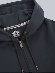 Animal Aqua Blue Mens Woody Zip 100% Cotton Hoodie - Image 3 of 5