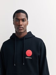 Edwin Black Japanese Sun Hoodie - Image 5 of 8