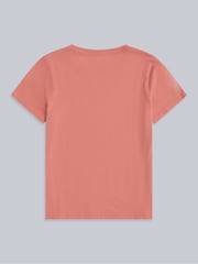 Animal Light Pink Womens Marina Logo 100% Cotton T-Shirt - Image 2 of 4