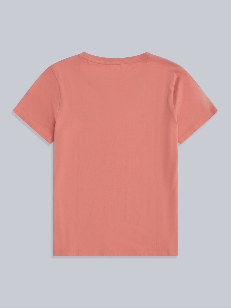 Animal Light Pink Womens Marina Logo 100% Cotton T-Shirt - Image 2 of 4