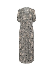 Kaffe Grey KAisolde Amber Maxi Dress - Image 3 of 4