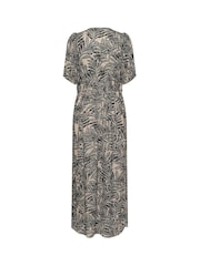 Kaffe Grey KAisolde Amber Maxi Dress - Image 4 of 4