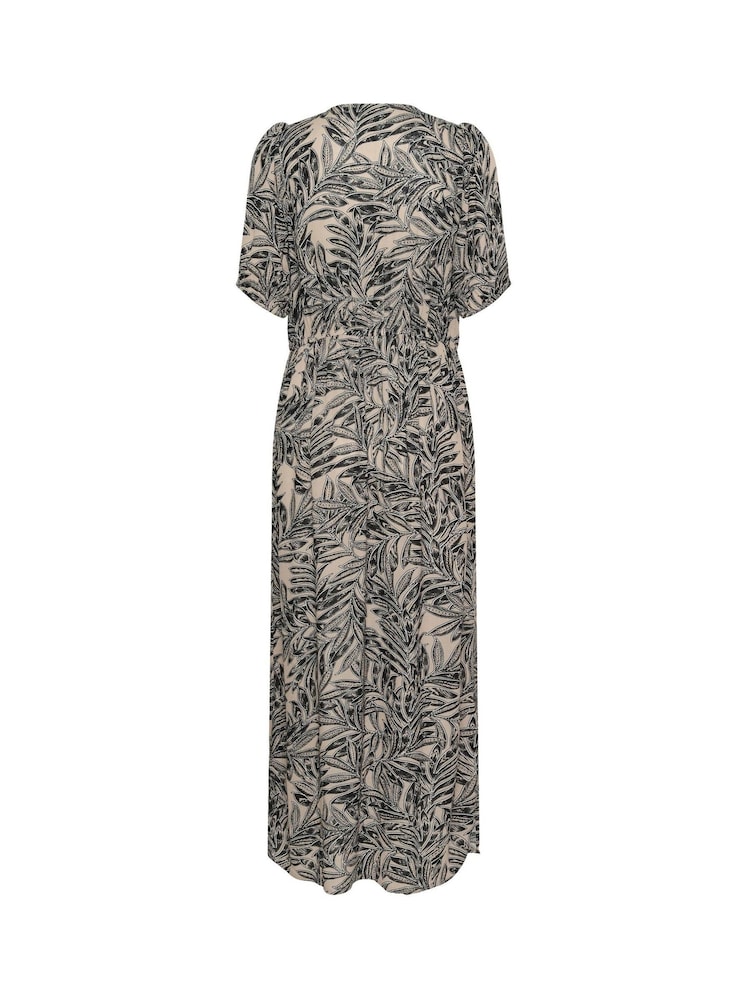 Kaffe Grey KAisolde Amber Maxi Dress - Image 4 of 4 Kaffe Grey KAisolde Amber Maxi Dress - Image 4 of 4