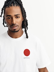 Edwin White Japanese Sun T-Shirt - Image 5 of 6