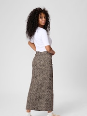 Kaffe Natural KAleondra Denim Maxi Skirt - Image 2 of 6