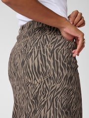 Kaffe Natural KAleondra Denim Maxi Skirt - Image 3 of 6