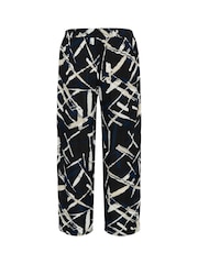Kaffe Kadacia Amber Printed Black Trousers - Image 5 of 5
