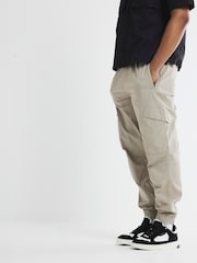 River Island Natural Cuffed Cargo Trousers - Image 2 of 6