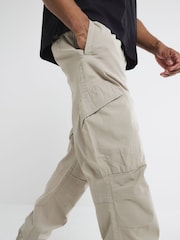 River Island Natural Cuffed Cargo Trousers - Image 3 of 6