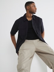 River Island Natural Cuffed Cargo Trousers - Image 4 of 6