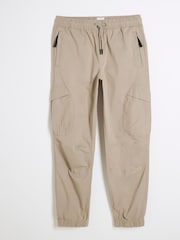 River Island Natural Cuffed Cargo Trousers - Image 5 of 6