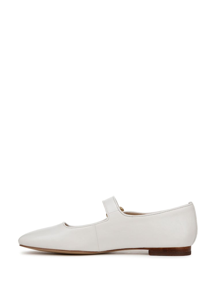 Sam Edelman Regular Fit Michaela Mary Jane White Shoes - Image 2 of 6