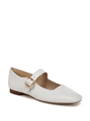 Sam Edelman Regular Fit Michaela Mary Jane White Shoes - Image 3 of 6
