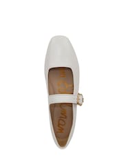 Sam Edelman Regular Fit Michaela Mary Jane White Shoes - Image 5 of 6