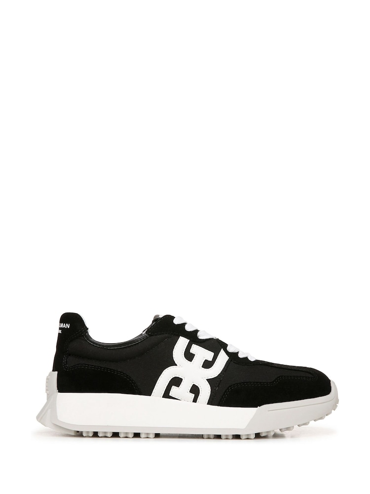 Sam Edelman Regular Fit Langley Lace-Up Black Trainers - Image 1 of 6