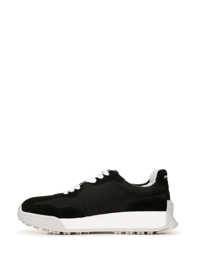 Sam Edelman Regular Fit Langley Lace-Up Black Trainers - Image 2 of 6