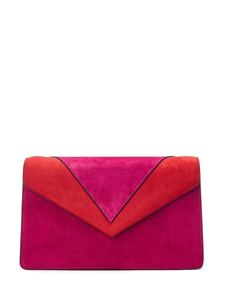 Moda in Pelle Livelia Clutch V Shape Clutch Bag - Image 2 of 4
