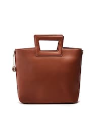 Moda in Pelle Lattice Large Woven Leather Tote - Image 3 of 4