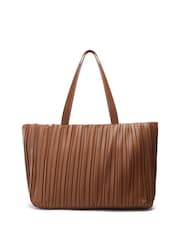Moda in Pelle Ana Soft Pleated Tote Bag - Image 2 of 4