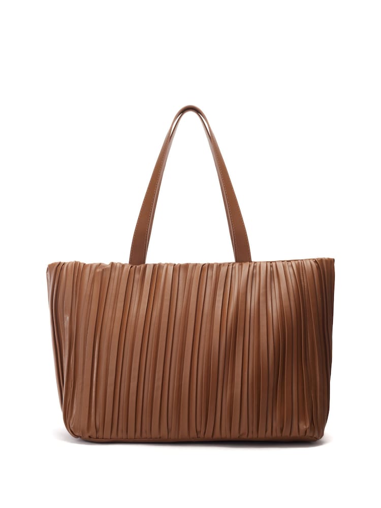 Moda in Pelle Ana Soft Pleated Tote Bag - Image 2 of 4