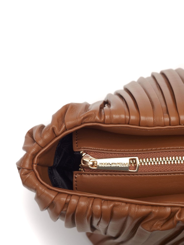Moda in Pelle Ana Soft Pleated Tote Bag - Image 4 of 4