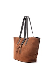 Moda in Pelle Addison Tote Bag With Tassle Detail - Image 3 of 4