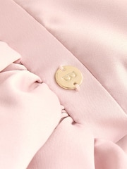 Baker by Ted Baker Satin Bow Back Peplum Tulle Occasion Dress & Scrunchie - Image 16 of 16