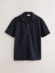 Burgundy Red/Navy Blue/Olive Green Short Sleeve Pique Shirts 3 Pack - Image 10 of 13