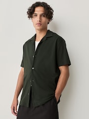 Burgundy Red/Navy Blue/Olive Green Short Sleeve Pique Shirts 3 Pack - Image 7 of 13