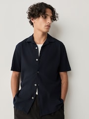 Burgundy Red/Navy Blue/Olive Green Short Sleeve Pique Shirts 3 Pack - Image 8 of 13