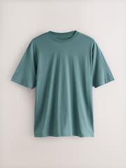 Green Modal Cotton Lightweight T-Shirt - Image 5 of 7