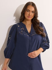 Evans Cutwork Blouse - Image 1 of 5