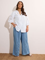 Evans Cutwork Blouse - Image 2 of 5