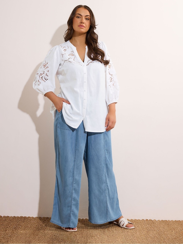 Evans Cutwork Blouse - Image 2 of 5