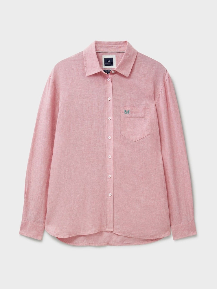 Crew Clothing Pink Blend Shirt - Image 5 of 5