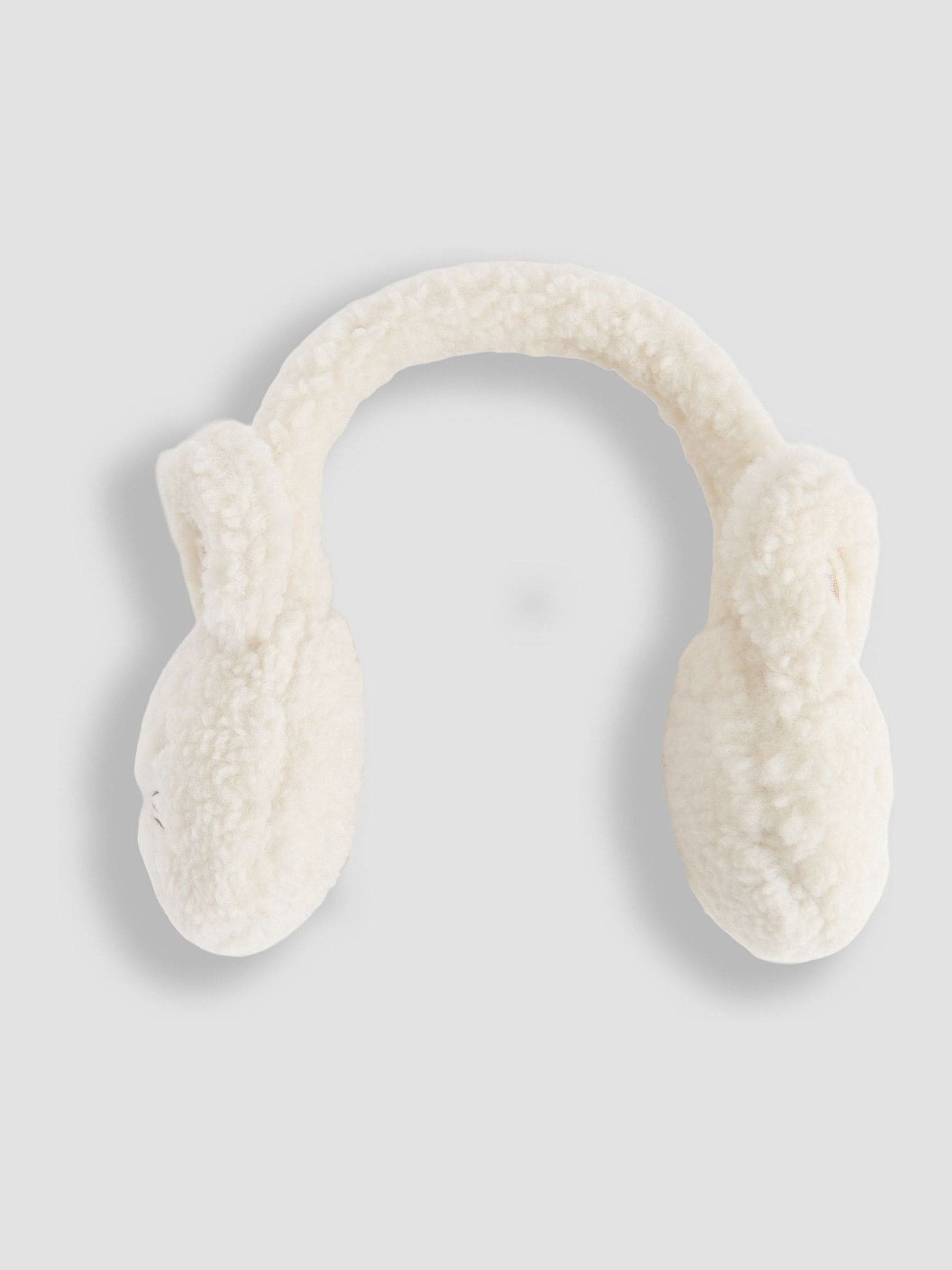 Buy JoJo Maman Bébé Cream Bunny Ears Muffs from Next USA