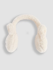 JoJo Maman Bébé Cream Bunny Ears Muffs - Image 2 of 3