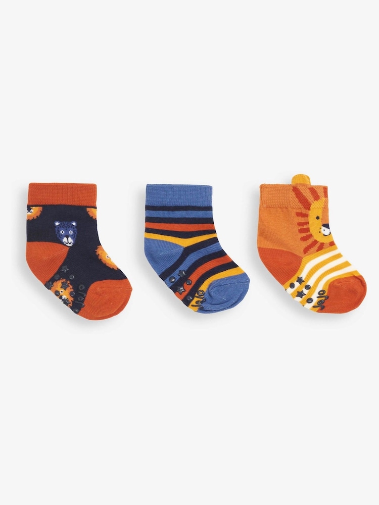 JoJo Maman Bébé Multi 3-Pack Socks - Image 1 of 2 JoJo Maman Bébé Multi 3-Pack Socks - Image 1 of 2