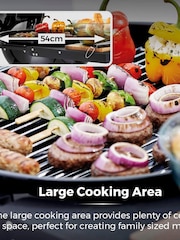 Tower Black Kettle Grill with Side Table - Image 3 of 12