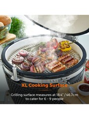 Tower Black Kamado XL Ceramic BBQ - Image 3 of 6