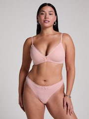 Rosa - Hunkemoller Pink Lola Thongs - Imagen 1 de 5