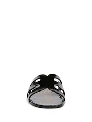 Sam Edelman Regular Fit Bay Jelly Black Slides Sandals - Image 4 of 6