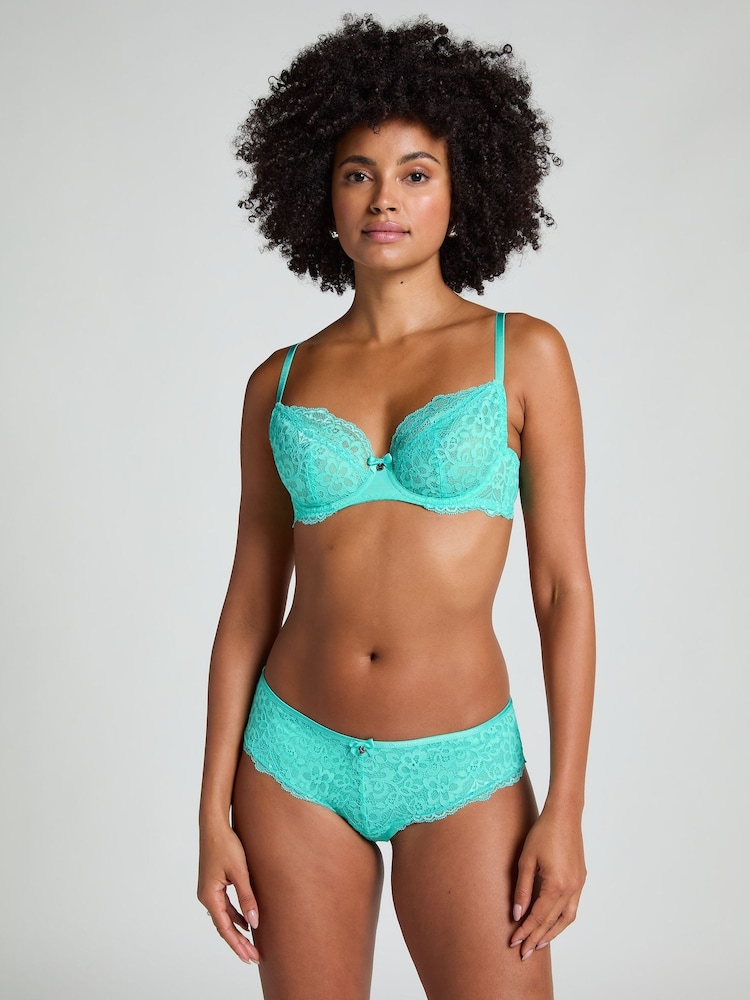Hunkemöller Blue Marine Brazilian Knickers - Image 1 of 5