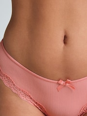 Hunkemoller Blue Lola Brazilian Briefs - Image 2 of 5