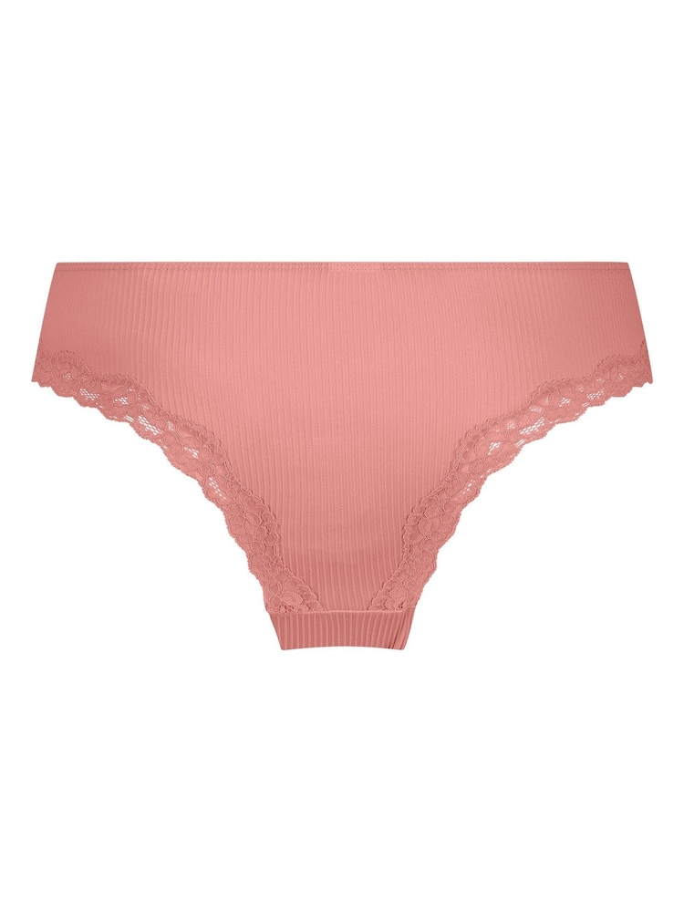 Hunkemoller Blue Lola Brazilian Briefs - Image 5 of 5
