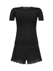 Hunkemöller Jersey Black Pyjamas Set - Image 5 of 5