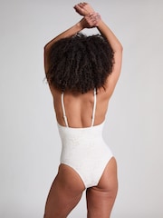 Hunkemoller Crochet White Swimsuit - Image 2 of 5