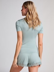 Hunkemöller Green Jersey Pyjamas Set - Image 2 of 5