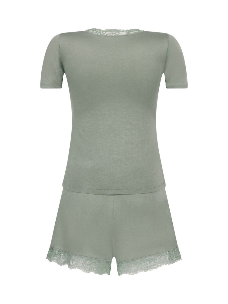 Hunkemöller Green Jersey Pyjamas Set - Image 5 of 5