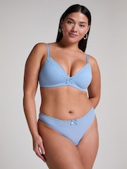 Azul - Hunkemoller Pink Lola Thongs - Imagen 1 de 5